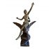 Hébé Sur l'Aigle De Jupiter Bronze Sculpture by Henri Louis Le Vasseur