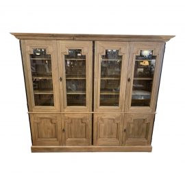Restoration Hardware Montpellier Glass 4-Door Sideboard & Hutch. Original Price: $5,561