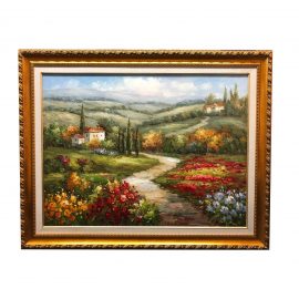 Signed Artwork - Italian Garden Painting