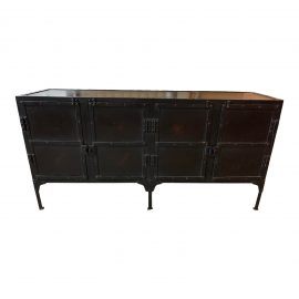 Restoration Hardware Industrial Tool Chest Sideboard. Original Price: $2,095