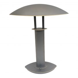 Mid-20th Century #6242 Holtkotter 2- Light Table Lamp + Hand Brushed Old Bronze Finish