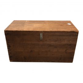 Vintage Wood Chest Trunk