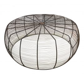 Custom Round Metal Wire Coffee Table