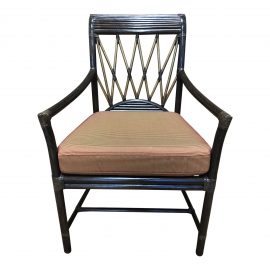 McGuire Russian Sunburst Arm Chair. Original Price: $3,040
