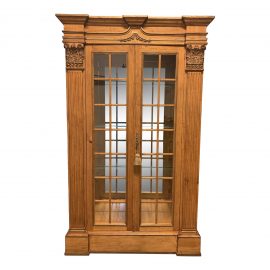 Antique Lighted Display Cabinet