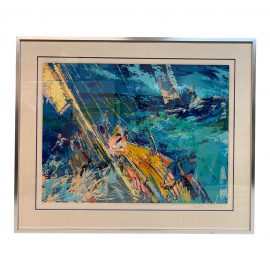 "Ocean Sailing" Limited Edition Serigraph Artist Proof by Leroy Neiman. Original Price: $6,000