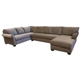 Custom Three-Piece Sectional + Chaise + Sleeper. Original Price: $3,500