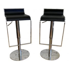 Pair of Nuevo Adjustable Stools. Original Price: $680