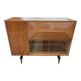 Mid-20th Century Mahogany Drop-Front Bar. Original Price: $8,500