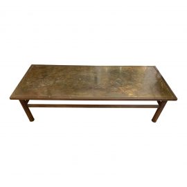 Mid-20th Century Philip & Kelvin LaVerne Cocktail Table. Original Price: $12,900