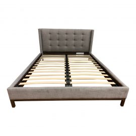 Queen Size Four Hands Kensington Newhall Harbor Gray Bed Frame