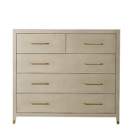 Restoration Hardware Grayson Shagreen 5-Drawer Dresser. Original Price: $2,895
