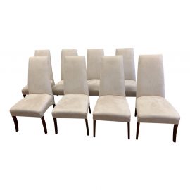 Contemporary Set of Eight Dining Chairs. Original  Price: $3,200