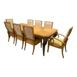 Century Furniture Table + Eight Dining Chairs