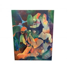 Original Artwork Oil on Canvas Signed T. Alcala