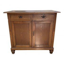 German Solid Oak Sideboard