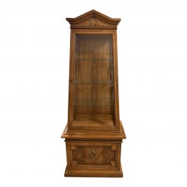 Mid-20th Century Wood +Glass Display Cabinet