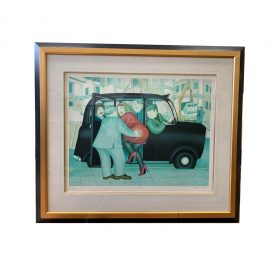 Beryl Cook "Taxi" Serigraph Numbered + Signed . Original Price: $2,500