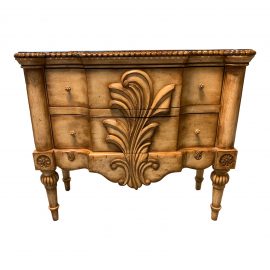 European Designs Two Drawer Cabinet. Original Price: $1,100