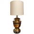 Vintage Brass Urn Table Lamp