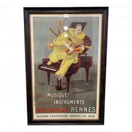 Early-20th Century Framed French Poster by Lotti. Original Price: $6,000