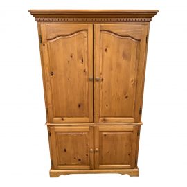 Vintage Pine Computer Armoire