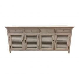 Restoration Hardware Shutter Four Door Sideboard. Original Price: $2,495