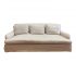 Restoration Hardware English Rolled Slipcovered Linen Arm Sofa