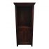 Solid Mahogany Bookcase With Cupboard