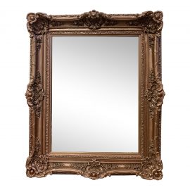 Ornate Gold Finish Wall Mirror