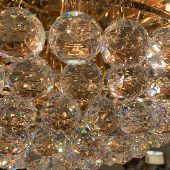 brass-finish-crystal-ball-ceiling-flush-mount-3574