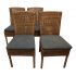 Rattan Dining Room Chairs- Set of Four
