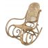 Late 20th Century Thonet Bentwood + Cane Rocking Chair