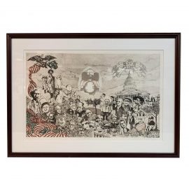 Jamboree, Ltd Edition Etching From Julibee Suite by Charles Bragg