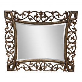 Tommy Bahama Metal + Wood Wall Mirror