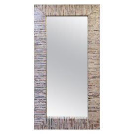 Contemporary Magazine Roll Frame Wall Mirror