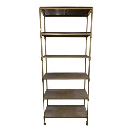 Restoration Hardware Dutch Industrial Rolling Shelves. Original Price: $2,000