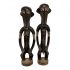 Kenya Male and Female Wooden Statues - a Pair