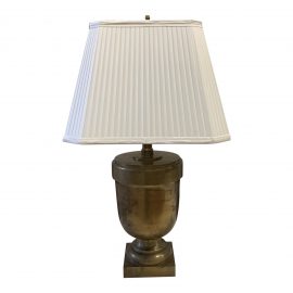 E.F. Chapman for Visual Comfort Antiqued Brass Urn Table Lamp. Original Price: $1,160