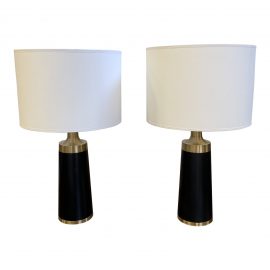 Holly Hunt Summit Table Lamps, a Pair. Original Price: $6,200