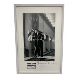 Rare Helmut Newton Original International Exhibition Poster "Private Property"