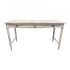 Anthropologie White Washed Wood Desk. Original Price: $800