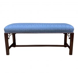 S.F. Design Center Wood + Fabric Bench. Original Price: $2,200