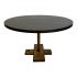 Cisco Home Round Industrial Metal + Wood Table