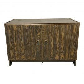 Mid-20th Century Turn Table Media Unit