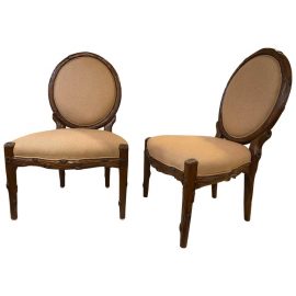 NEW Frassino Side Chairs by Michael Taylor Designs - a Pair. Original Price: $5,400