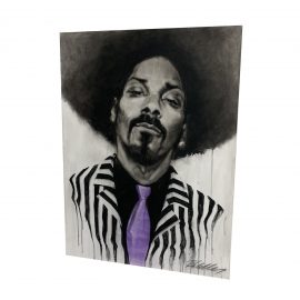 Original Artwork Charcoal + Paint - Snoop Dogg. Original Price: $2,000