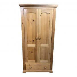 Slim Pine Armoire
