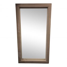 NEW Custom Design Padded Linen Floor Mirror