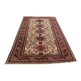 Early-20th Century Causcasian Lesghi Area Rug - 5′8″ × 9′2″